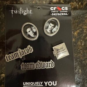 CROCS Twilight Jibbit set Silver